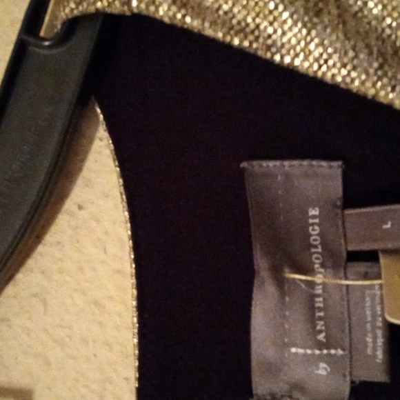 Anthr metallic wrap dress tags - Picture 5 of 10